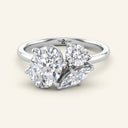 Astra Oval Three Stone Lab Grown Diamond Ring