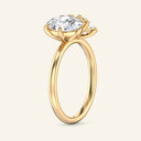 Astra Oval Three Stone Lab Grown Diamond Ring