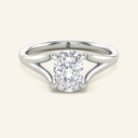 Esme Elongated Cushion Split Shank Lab Grown Diamond Ring