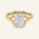 Esme Oval Split Shank Lab Grown Diamond Ring