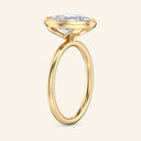 Remi Oval Bezel Solitaire Lab Grown Diamond Ring