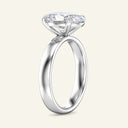 Titan Oval Wide Shank Solitaire Lab Grown Diamond Ring