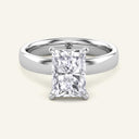Titan Radiant Wide Shank Solitaire Lab Grown Diamond Ring