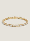 Avery Baguette Tennis Lab Diamond Bracelet