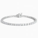 Ellis Round and Emerald Tennis Lab Diamond Bracelet