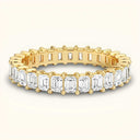 Iris Emerald Eternity Lab Diamond Ring (2 ctw)