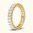 Iris Emerald Eternity Lab Diamond Ring (2 ctw)