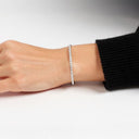 Jude Round Tennis Lab Diamond Bracelet (1 ctw)