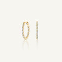Kaia Small Lab Grown Diamond Huggie Earrings