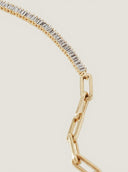 Harper Chain Link Baguette Tennis Lab Diamond Bracelet