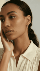 HUGGIE U HOOP EARRINGS