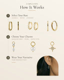 Design Your Own: Gold Charm Earring