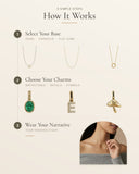 Design Your Own: Gold Charm Necklace