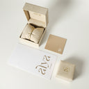 Terra Asscher Heavy Bezel Diamond Ring
