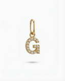 LETTER 'G' PAVÉ LAB GROWN DIAMOND CHARM