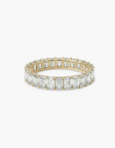 Iris Emerald Eternity Diamond Ring