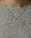 LETTER 'D' PAVÉ LAB GROWN DIAMOND CHARM