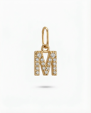 LETTER 'M' PAVÉ LAB GROWN DIAMOND CHARM
