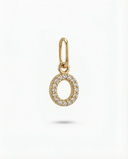 LETTER 'O' PAVÉ LAB GROWN DIAMOND CHARM