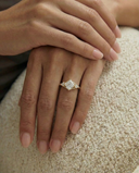 Paragon Asscher Three Stone Lab Grown Diamond Ring