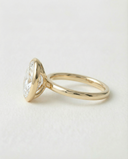 Remi Oval Bezel Solitaire Lab Grown Diamond Ring