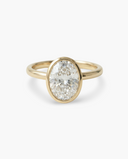 Remi Oval Bezel Solitaire Diamond Ring