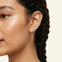 Round Lab Diamond Martini Stud Earrings (1 ctw)