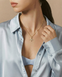 WORLD TRAVELER AIRPLANE LAB GROWN DIAMOND CHARM