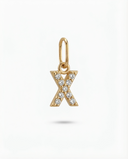 LETTER 'X' PAVÉ LAB GROWN DIAMOND CHARM