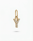 LETTER 'Y' PAVÉ LAB GROWN DIAMOND CHARM