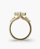 Paragon Asscher Three Stone Diamond Ring