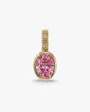 ASTER OCTOBER BIRTHSTONE PINK TOURMALINE CHARM