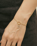 Heritage Flat Curb Chain Connector Bracelet