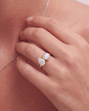 Crest Round Pear Toi et Moi Diamond Ring