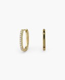 DUAL HUGGIE U HOOP EARRINGS