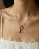 LETTER 'N' PAVÉ LAB GROWN DIAMOND CHARM