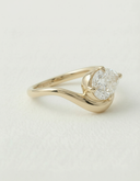 Kira Wavy Lab Grown Diamond Pinky Ring