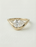 Kira Wavy Lab Grown Diamond Pinky Ring