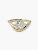 Kira Wavy Diamond Pinky Ring