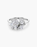 Astra Oval Three Stone Lab Grown Diamond Ring
