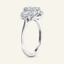 Celeste Oval Three Stone Lab Grown Diamond Ring