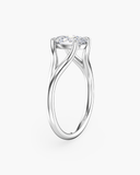 Esme Elongated Cushion Split Shank Diamond Ring