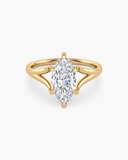 Esme Marquise Split Shank Diamond Ring