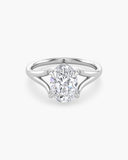 Esme Oval Split Shank Diamond Ring