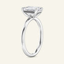 June Emerald Classic Solitaire Lab Grown Diamond Ring