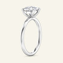 June Oval East-West Classic Solitaire Lab Grown Diamond Ring