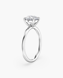 June Round Classic Solitaire Diamond Ring