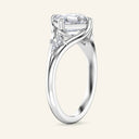 Paragon Asscher Three Stone Lab Grown Diamond Ring