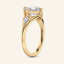 Paragon Asscher Three Stone Lab Grown Diamond Ring