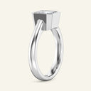Terra Asscher Heavy Bezel Diamond Ring